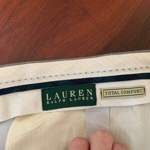 Men’s Ralph Lauren flat front dress pants